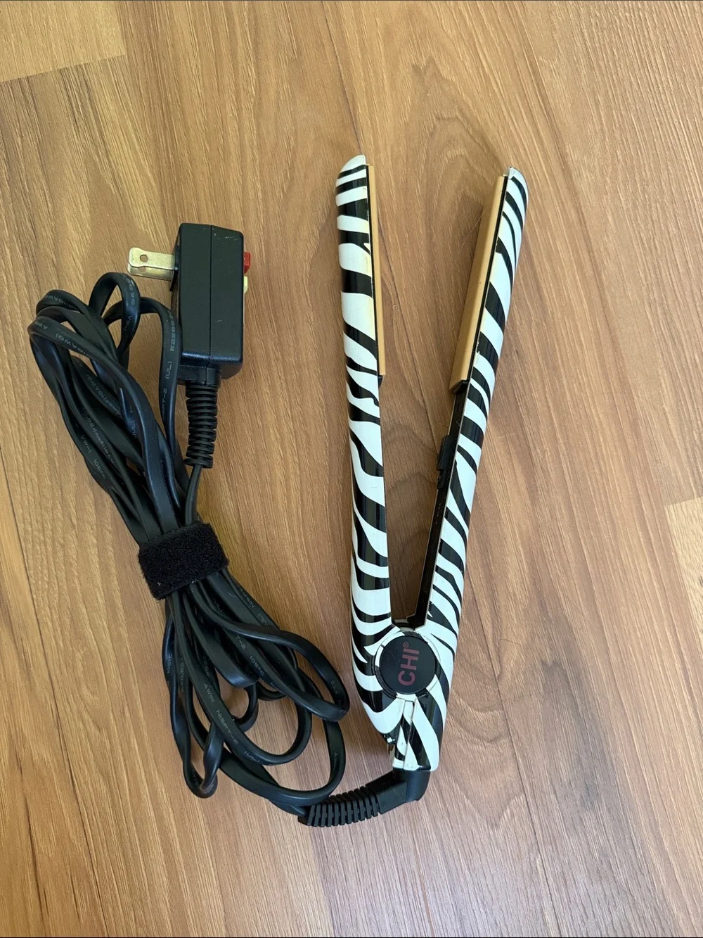 Chi Zebra Mini Flat Iron - White/Black